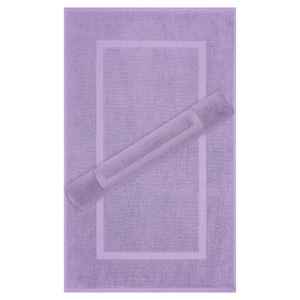 American Soft Linen Bekos 100% Cotton Bath Mat Set, 2 Piece 20x34 inches Wholesale Bath Rugs for Bathroom