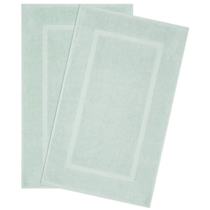 American Soft Linen Bekos 100% Cotton Bath Mat Set, 2 Piece 20x34 inches Wholesale Bath Rugs for Bathroom