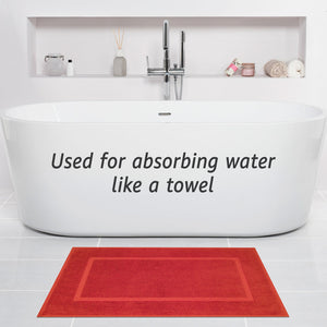 American Soft Linen Bekos 100% Cotton Bath Mat Set, 2 Piece 20x34 inches Wholesale Bath Rugs for Bathroom