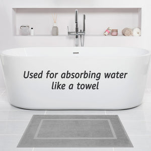 American Soft Linen Bekos 100% Cotton Bath Mat Set, 2 Piece 20x34 inches Wholesale Bath Rugs for Bathroom