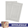American Soft Linen Bekos 100% Cotton Bath Mat Set, 2 Piece 20x34 inches Wholesale Bath Rugs for Bathroom