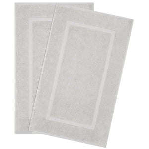 American Soft Linen Bekos 100% Cotton Bath Mat Set, 2 Piece 20x34 inches Wholesale Bath Rugs for Bathroom
