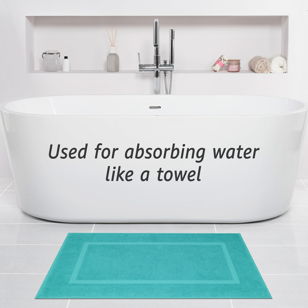 American Soft Linen Bekos 100% Cotton Bath Mat Set, 2 Piece 20x34 inches Wholesale Bath Rugs for Bathroom