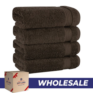 American Soft Linen Bekos 100% Cotton Turkish 4-Piece Hand Towel Sets, Wholesale Luxury Hand Towels