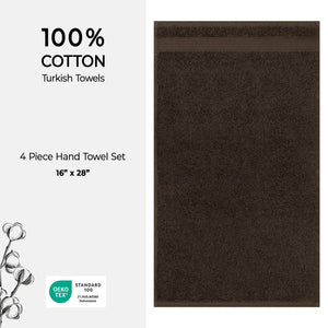 American Soft Linen Bekos 100% Cotton Turkish 4-Piece Hand Towel Sets, Wholesale Luxury Hand Towels