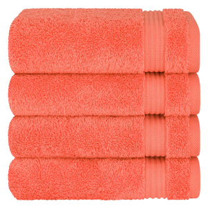 American Soft Linen Bekos 100% Cotton Turkish 4-Piece Hand Towel Sets, Wholesale Luxury Hand Towels
