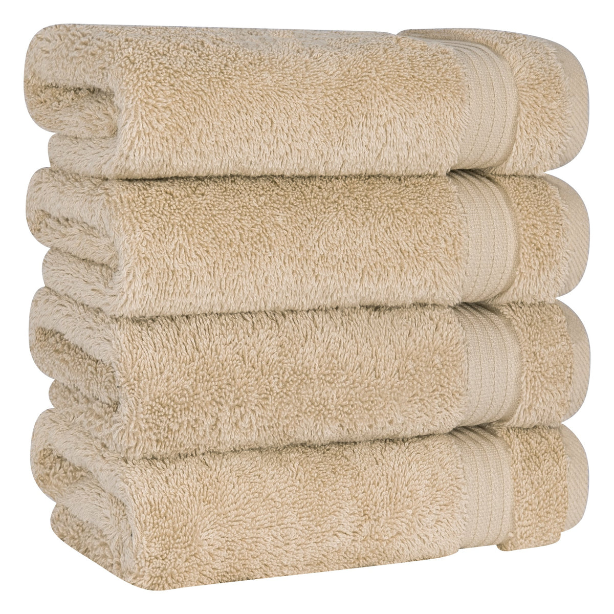 American Soft Linen Bekos 100% Cotton Turkish 4-Piece Hand Towel Sets, Wholesale Luxury Hand Towels