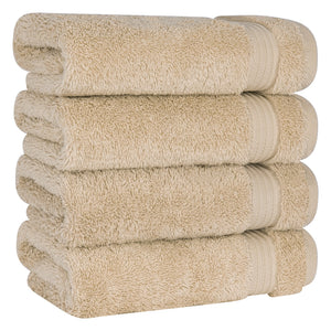 American Soft Linen Bekos 100% Cotton Turkish 4-Piece Hand Towel Sets, Wholesale Luxury Hand Towels
