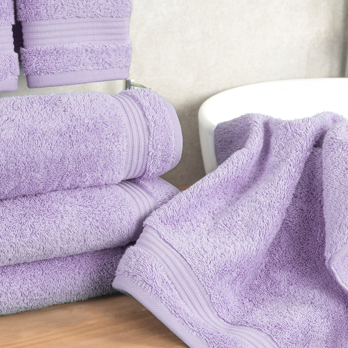 American Soft Linen Bekos 100% Cotton Turkish 4-Piece Hand Towel Sets, Wholesale Luxury Hand Towels