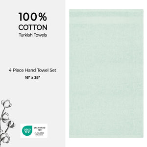 American Soft Linen Bekos 100% Cotton Turkish 4-Piece Hand Towel Sets, Wholesale Luxury Hand Towels