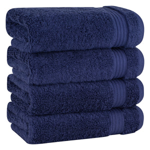 American Soft Linen Bekos 100% Cotton Turkish 4-Piece Hand Towel Sets, Wholesale Luxury Hand Towels