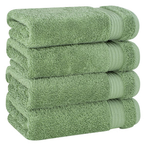American Soft Linen Bekos 100% Cotton Turkish 4-Piece Hand Towel Sets, Wholesale Luxury Hand Towels