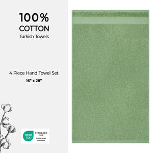 American Soft Linen Bekos 100% Cotton Turkish 4-Piece Hand Towel Sets, Wholesale Luxury Hand Towels