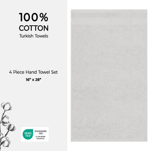 American Soft Linen Bekos 100% Cotton Turkish 4-Piece Hand Towel Sets, Wholesale Luxury Hand Towels