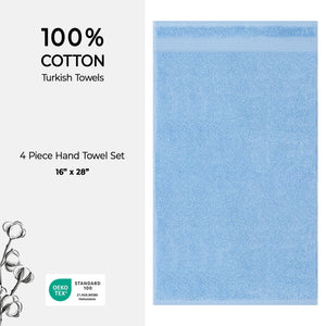 American Soft Linen Bekos 100% Cotton Turkish 4-Piece Hand Towel Sets, Wholesale Luxury Hand Towels