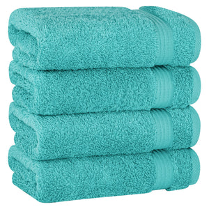 American Soft Linen Bekos 100% Cotton Turkish 4-Piece Hand Towel Sets, Wholesale Luxury Hand Towels