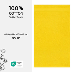 American Soft Linen Bekos 100% Cotton Turkish 4-Piece Hand Towel Sets, Wholesale Luxury Hand Towels
