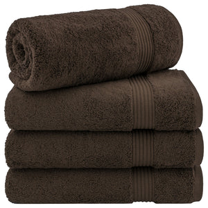 American Soft Linen Bekos 100% Cotton Turkish 4-Piece Bath Towel Sets, Wholesale Luxury Bath Towels