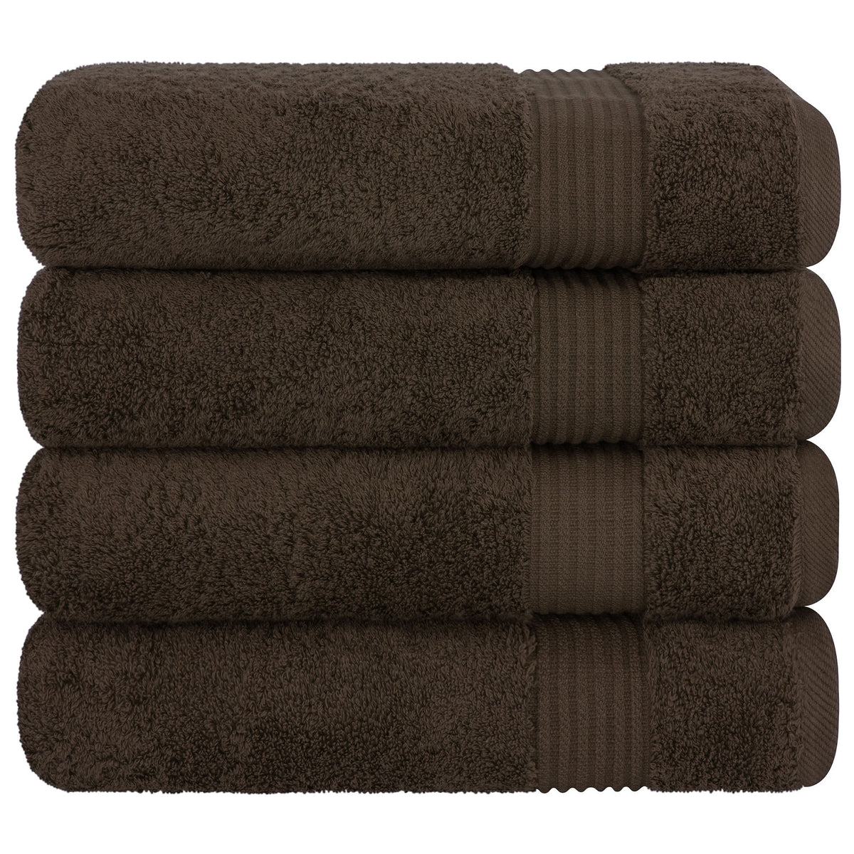 American Soft Linen Bekos 100% Cotton Turkish 4-Piece Bath Towel Sets, Wholesale Luxury Bath Towels
