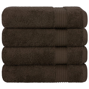 American Soft Linen Bekos 100% Cotton Turkish 4-Piece Bath Towel Sets, Wholesale Luxury Bath Towels