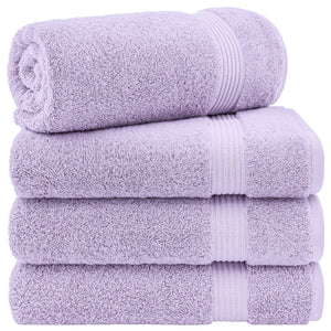American Soft Linen Bekos 100% Cotton Turkish 4-Piece Bath Towel Sets, Wholesale Luxury Bath Towels