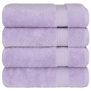 American Soft Linen Bekos 100% Cotton Turkish 4-Piece Bath Towel Sets, Wholesale Luxury Bath Towels
