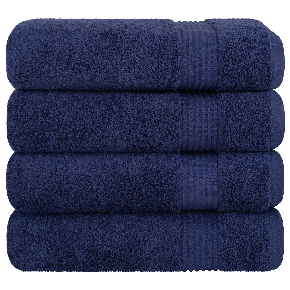 American Soft Linen Bekos 100% Cotton Turkish 4-Piece Bath Towel Sets, Wholesale Luxury Bath Towels
