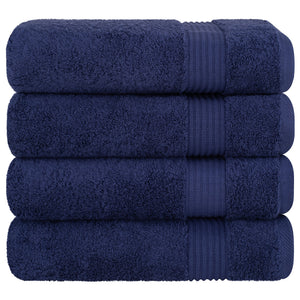 American Soft Linen Bekos 100% Cotton Turkish 4-Piece Bath Towel Sets, Wholesale Luxury Bath Towels