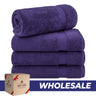 American Soft Linen Bekos 100% Cotton Turkish 4-Piece Bath Towel Sets, Wholesale Luxury Bath Towels