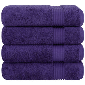American Soft Linen Bekos 100% Cotton Turkish 4-Piece Bath Towel Sets, Wholesale Luxury Bath Towels