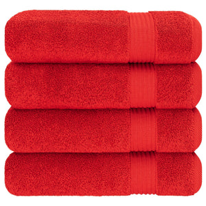 American Soft Linen Bekos 100% Cotton Turkish 4-Piece Bath Towel Sets, Wholesale Luxury Bath Towels