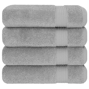 American Soft Linen Bekos 100% Cotton Turkish 4-Piece Bath Towel Sets, Wholesale Luxury Bath Towels