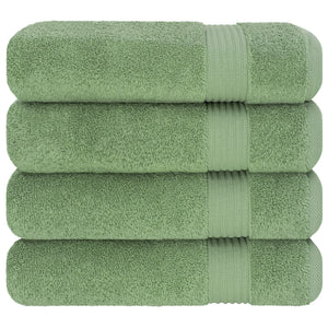 American Soft Linen Bekos 100% Cotton Turkish 4-Piece Bath Towel Sets, Wholesale Luxury Bath Towels