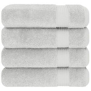 American Soft Linen Bekos 100% Cotton Turkish 4-Piece Bath Towel Sets, Wholesale Luxury Bath Towels