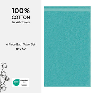 American Soft Linen Bekos 100% Cotton Turkish 4-Piece Bath Towel Sets, Wholesale Luxury Bath Towels