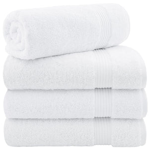 American Soft Linen Bekos 100% Cotton Turkish 4-Piece Bath Towel Sets, Wholesale Luxury Bath Towels