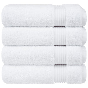 American Soft Linen Bekos 100% Cotton Turkish 4-Piece Bath Towel Sets, Wholesale Luxury Bath Towels