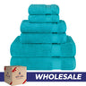 American Soft Linen Bekos 100% Cotton 6-Piece Turkish Bath Towel Sets, Wholesale Luxury Bath Towels