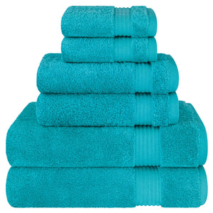 American Soft Linen Bekos 100% Cotton 6-Piece Turkish Bath Towel Sets, Wholesale Luxury Bath Towels