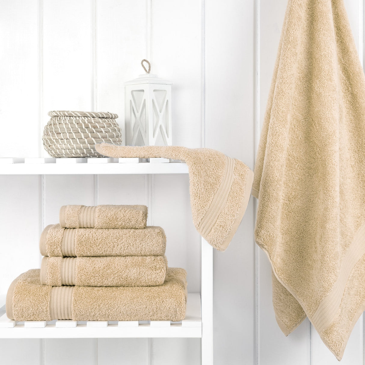 American Soft Linen Bekos 100% Cotton 6-Piece Turkish Bath Towel Sets, Wholesale Luxury Bath Towels