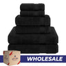 American Soft Linen Bekos 100% Cotton 6-Piece Turkish Bath Towel Sets, Wholesale Luxury Bath Towels