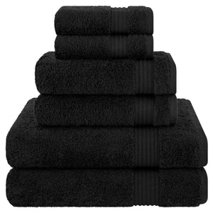 American Soft Linen Bekos 100% Cotton 6-Piece Turkish Bath Towel Sets, Wholesale Luxury Bath Towels