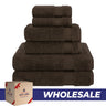 American Soft Linen Bekos 100% Cotton 6-Piece Turkish Bath Towel Sets, Wholesale Luxury Bath Towels