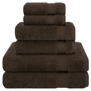 American Soft Linen Bekos 100% Cotton 6-Piece Turkish Bath Towel Sets, Wholesale Luxury Bath Towels
