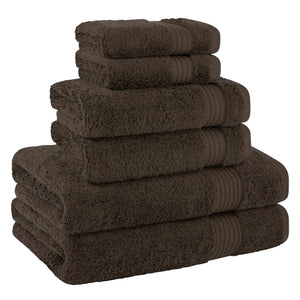 American Soft Linen Bekos 100% Cotton 6-Piece Turkish Bath Towel Sets, Wholesale Luxury Bath Towels