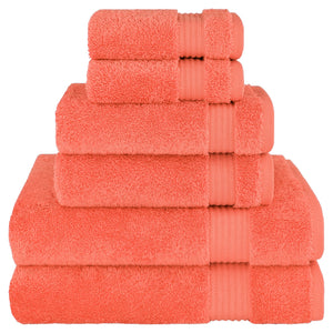 American Soft Linen Bekos 100% Cotton 6-Piece Turkish Bath Towel Sets, Wholesale Luxury Bath Towels