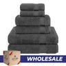 American Soft Linen Bekos 100% Cotton 6-Piece Turkish Bath Towel Sets, Wholesale Luxury Bath Towels