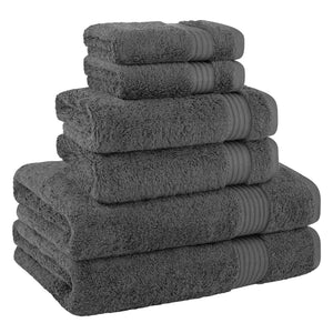 American Soft Linen Bekos 100% Cotton 6-Piece Turkish Bath Towel Sets, Wholesale Luxury Bath Towels