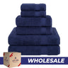 American Soft Linen Bekos 100% Cotton 6-Piece Turkish Bath Towel Sets, Wholesale Luxury Bath Towels
