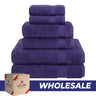 American Soft Linen Bekos 100% Cotton 6-Piece Turkish Bath Towel Sets, Wholesale Luxury Bath Towels